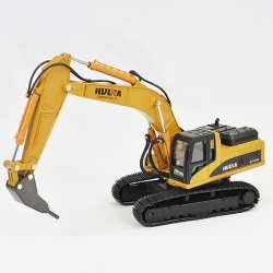 HUINA 1/40 DIECAST DRILL EXCAVATOR STATIC MODEL